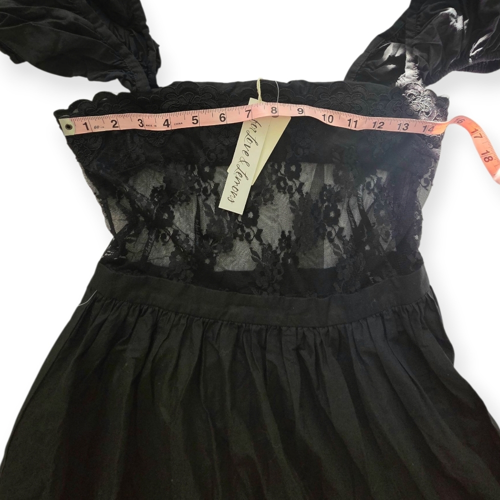 For Love & Lemons Liya Lace Midi Dress - Picture 7 of 8